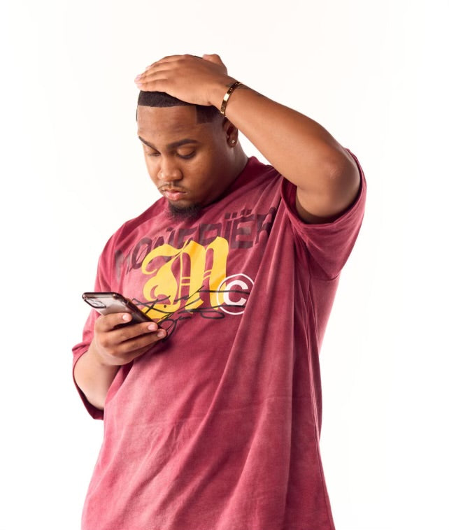 "HOMAGE" Maroon T-SHIRT