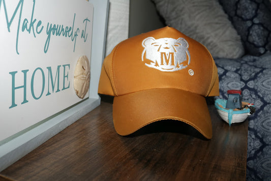 Gold Signature Monfrier Bear Logo Cap